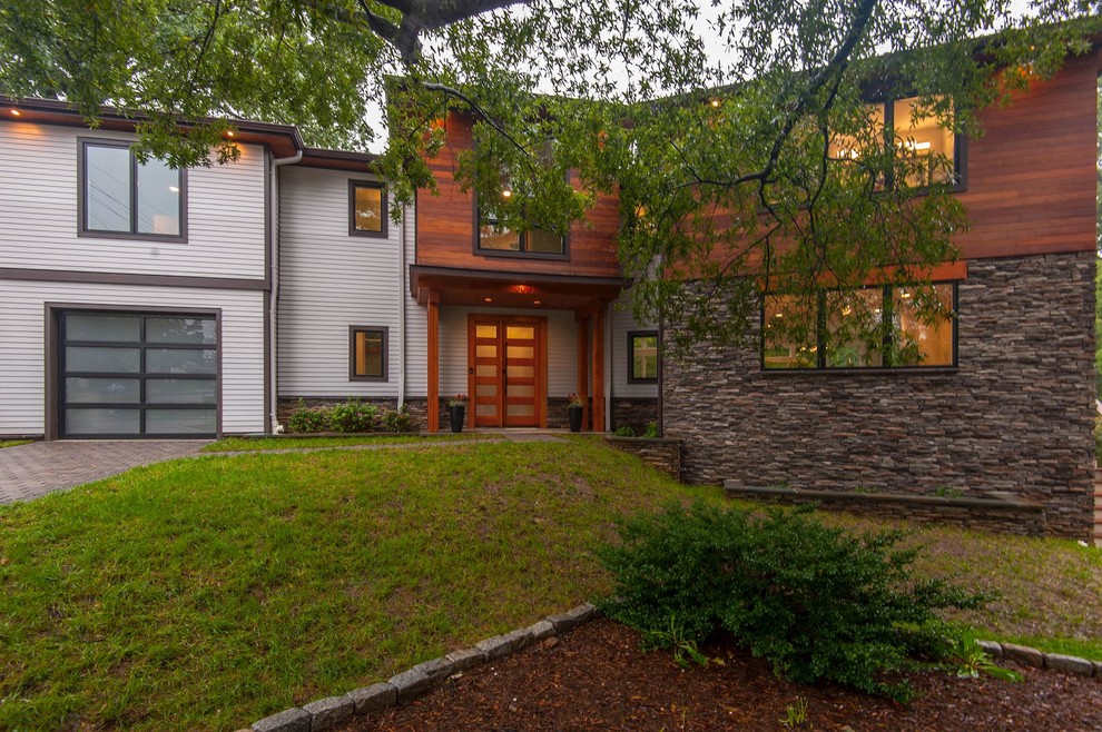Transitional home design photo in DC Metro