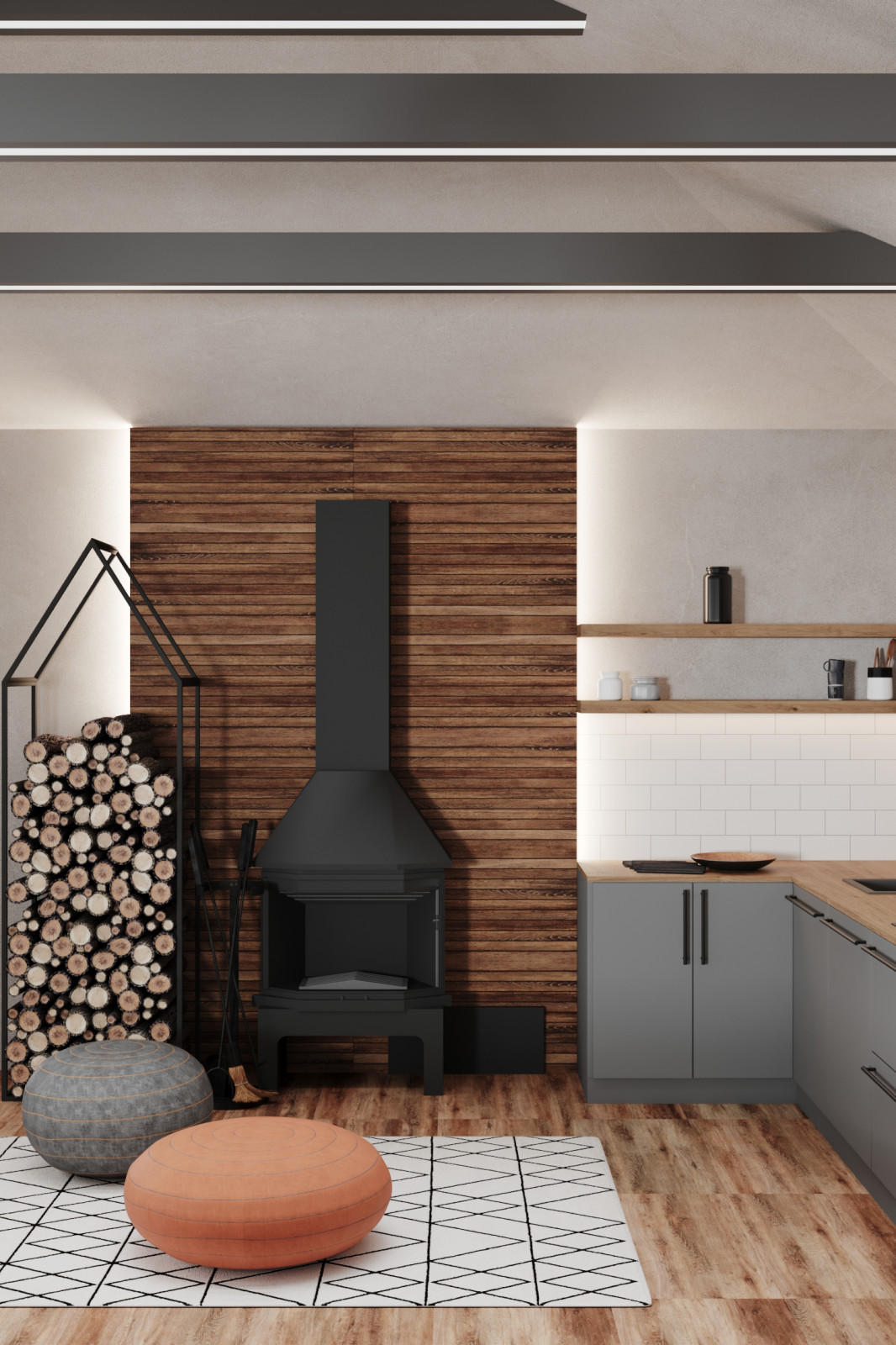 Летне-зимний домик для барбекю.