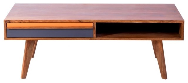 45 L Coffee Table One Of A Kind Hand Crafted Sheesham Wood Dual