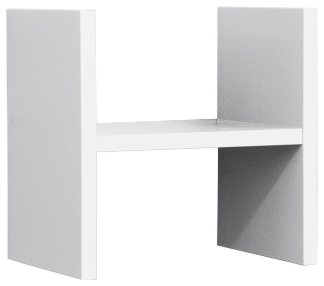 Ronda Design Magnetic H Shelf White Ronda Design Magnetic H Shelf Contemporary Display And Wall Shelves By