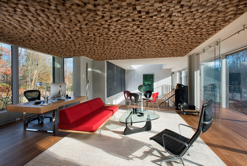 Home design - contemporary home design idea in New York