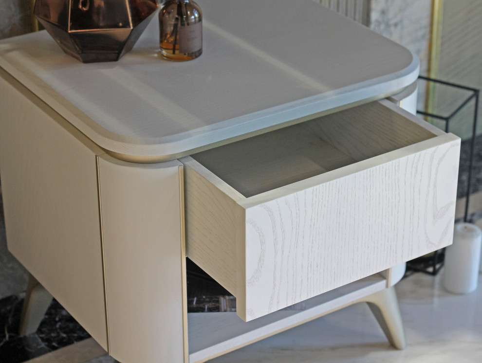 Прикроватная тумба Luna на ножках / цвет Эстелла