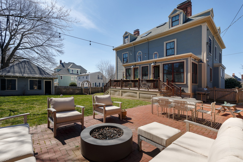 Ornate patio photo in Boston