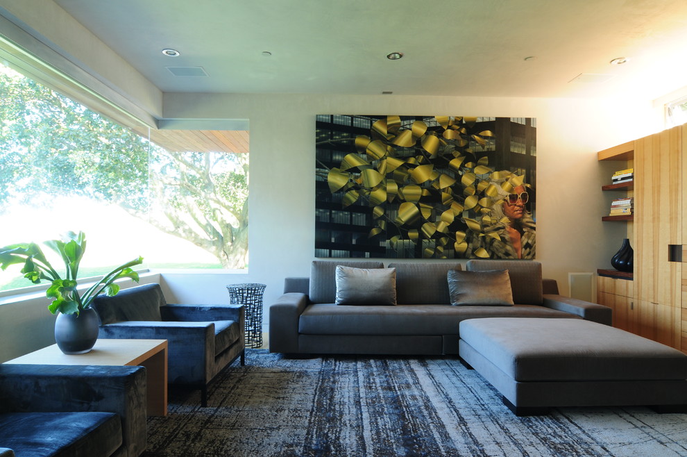 Large modern living room in San Francisco.