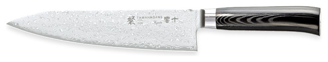 Tamahagane SAN Kyoto Mikarta Stainless Steel Chef's Knife, 8"