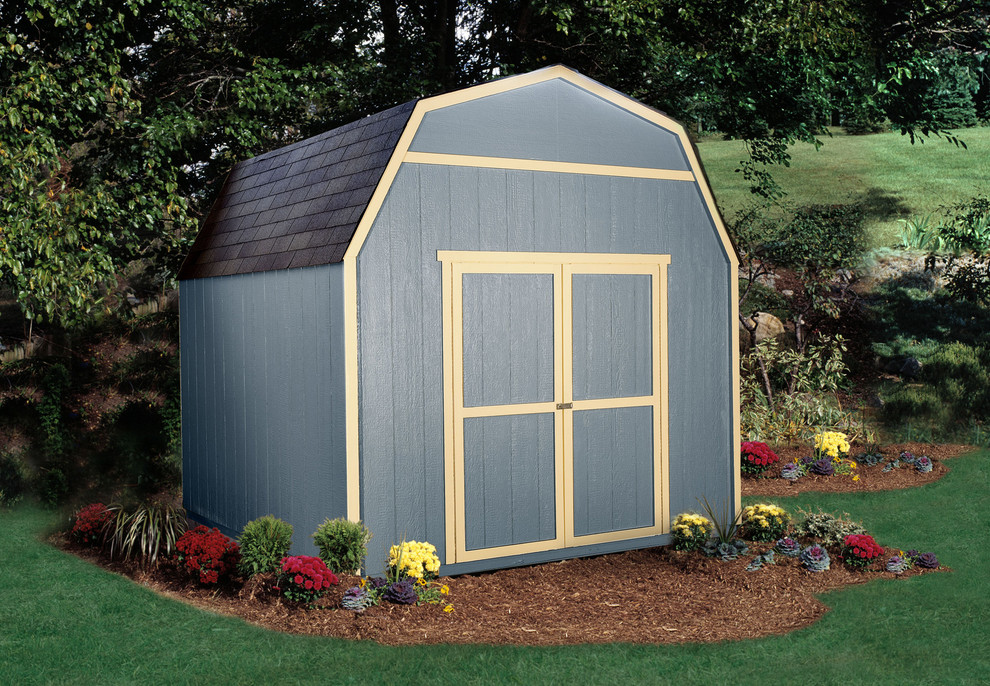 10x10 Barn Shed with Loft Traditional Shed Detroit by Backyard