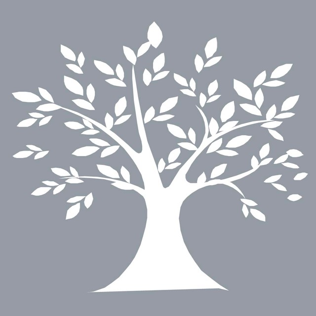 Tree of Life Wall Decal, 22"H x 26"W, 22"H x 26"W Contemporary Wall