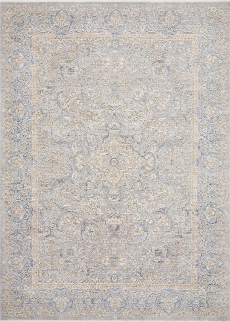 Stone/Gold Pandora Rug, 5'x8'