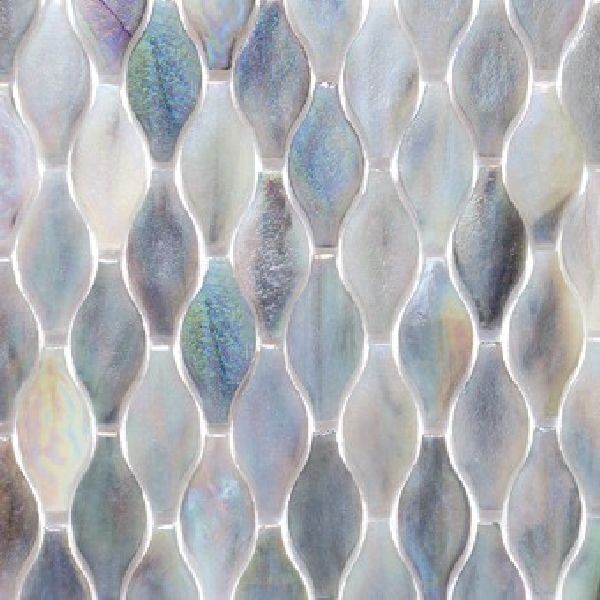 Silhouette glass tile mosaic by Hirsch