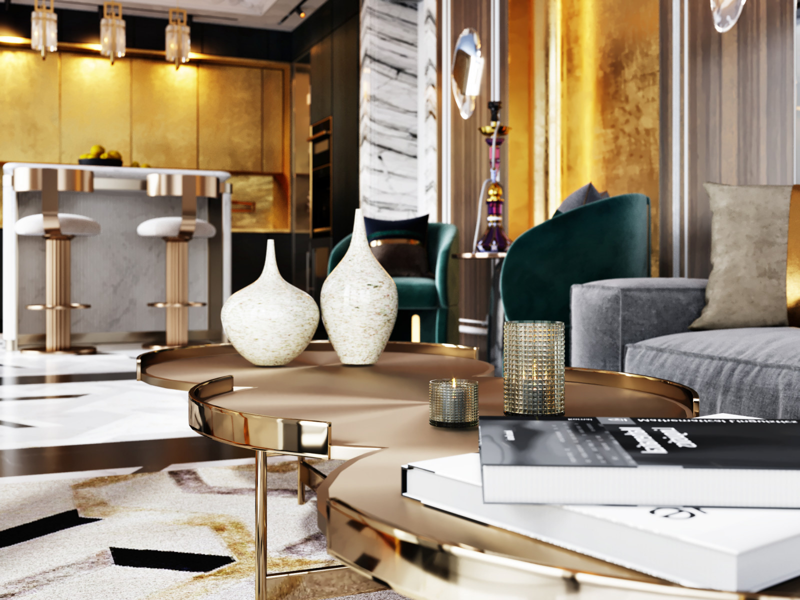 ЖК "Филисити"Гостиная-Кухня