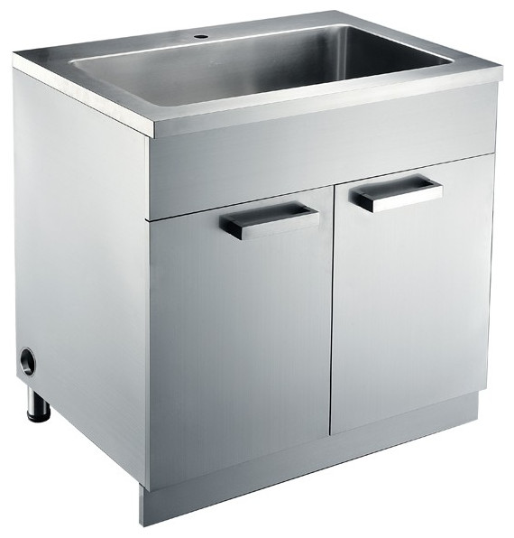 Dawn SSC3636 Free Standing Stainless Steel Sink Base Contemporary Kitchen