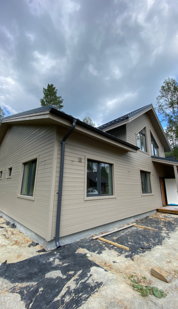 Каркасный 2х этажный дом