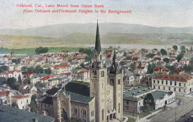 Oakland California View Of Lake Merritt From Union Bank Print