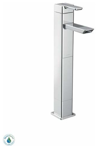 Moen 90 Degree 1 Handle High Arc Vessel Bathroom Faucet Moen 90 Degree 1 Handle High Arc Vessel Bathroom Faucet Chrome