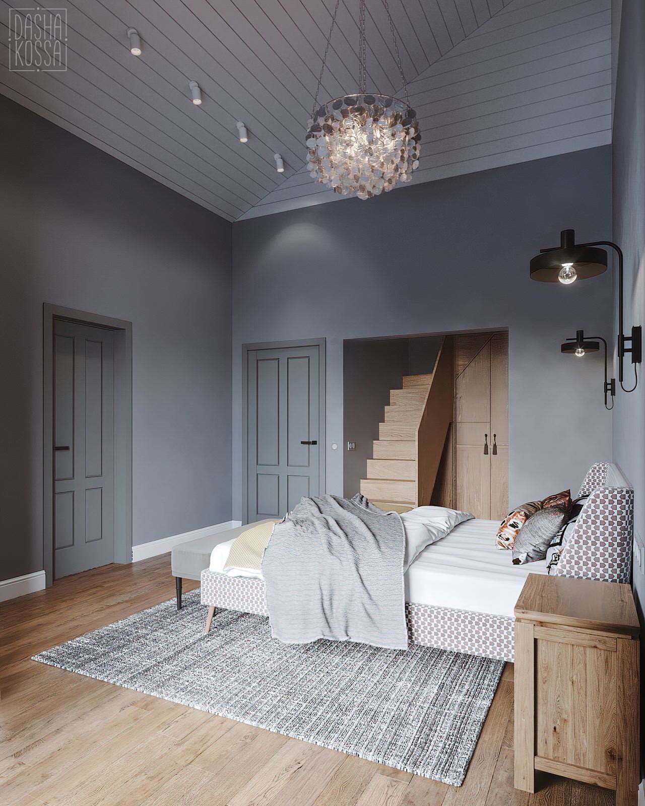 Двухуровневая квартира, шоу рум для девелоперов