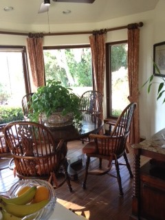 Eclectic dining room photo in San Diego