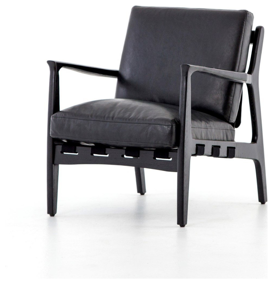 Silas Chair,Aged Black