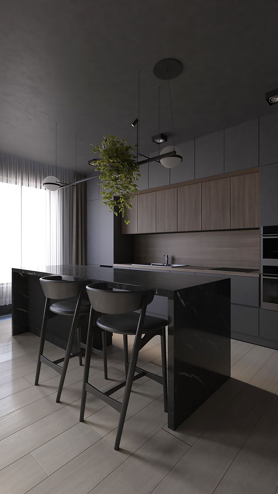 проект кухни-гостинной