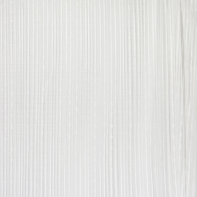 Serenity White Stripe Sheer Woven Embroidery Texture Window Sheer ...