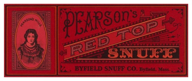 "Pearson's Red Top Snuff" Digital Paper Print by Retrolabel, 32"x14 ...