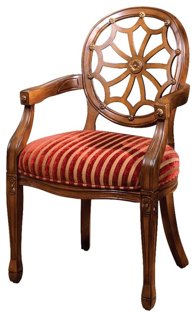 Edingurgh Traditional Occasional Chair Antique Oak Traditional