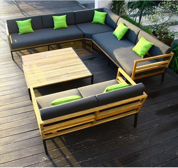 Zudu Teak Outdoor Sectional Seating Sofas Chicago By Zudu Teak Outdoor Sectional Seating Sofas Chicago By Home Infatuation