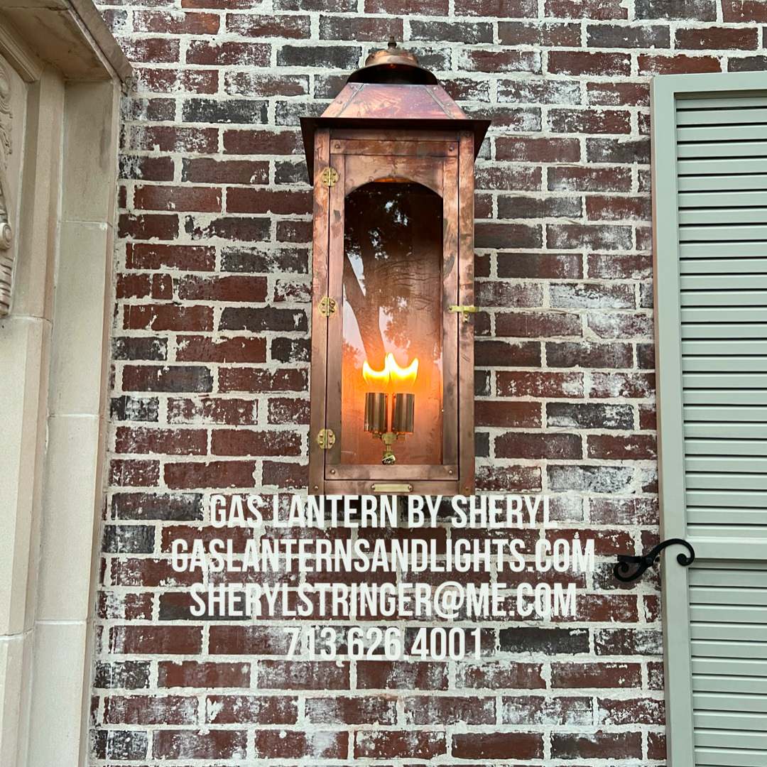 Sheryl's Style 3 Transitional Flush Mount Gas Lanterns