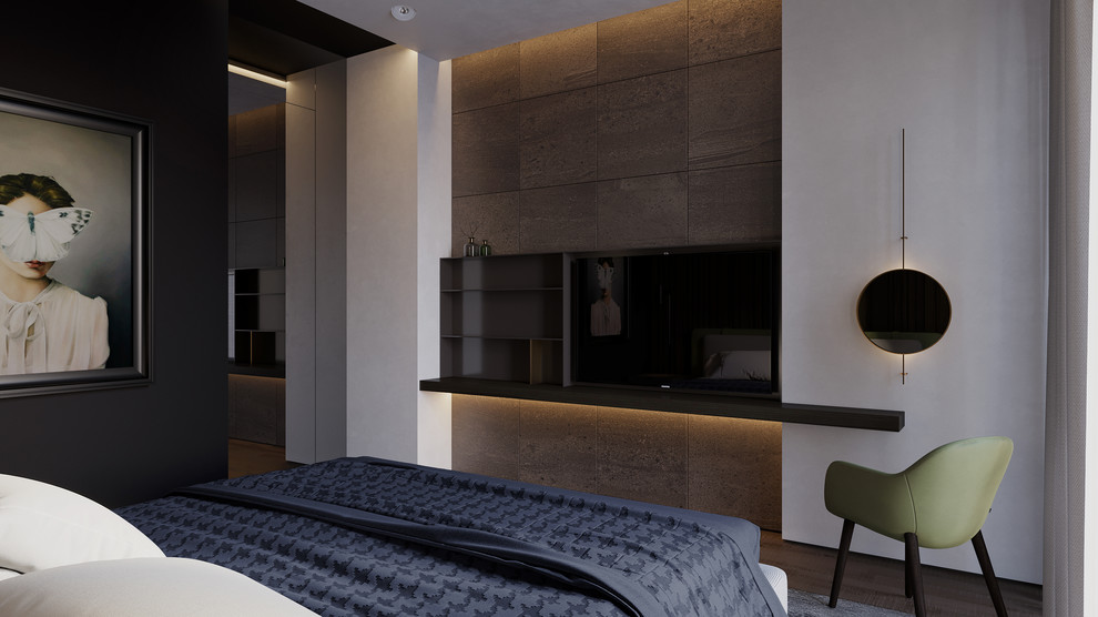 Темная квартира для светлой пары