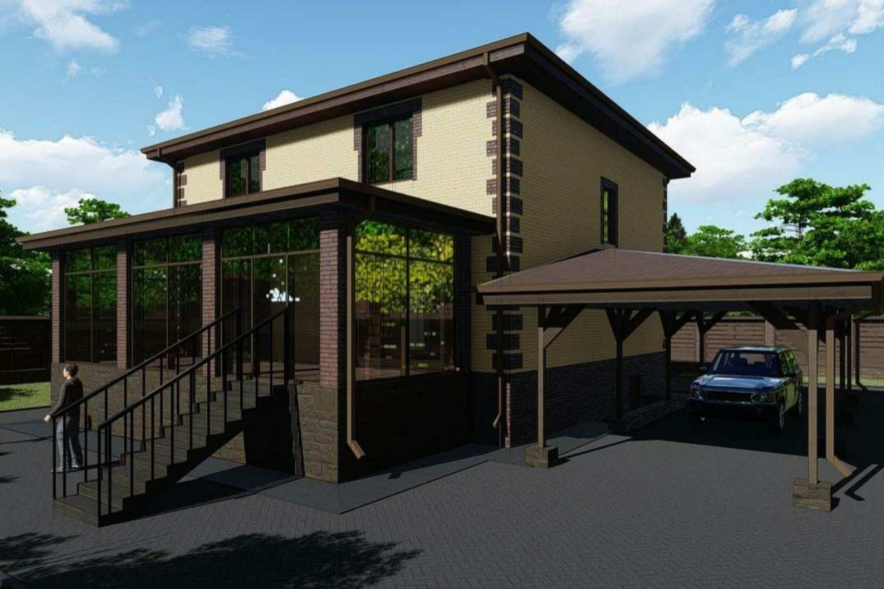 Двухэтажный дом 250 кв.м.