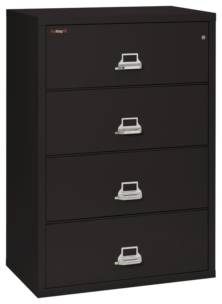 Fireking Fireproof Lateral File Cabinet 4 Drawers Contemporary