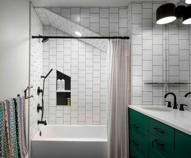 Laurelhurst Bungalow klassisch-modern-badezimmer