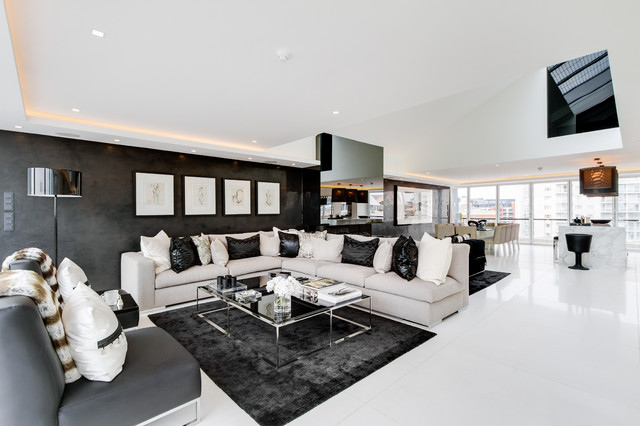 River Re-Development contemporary-vardagsrum