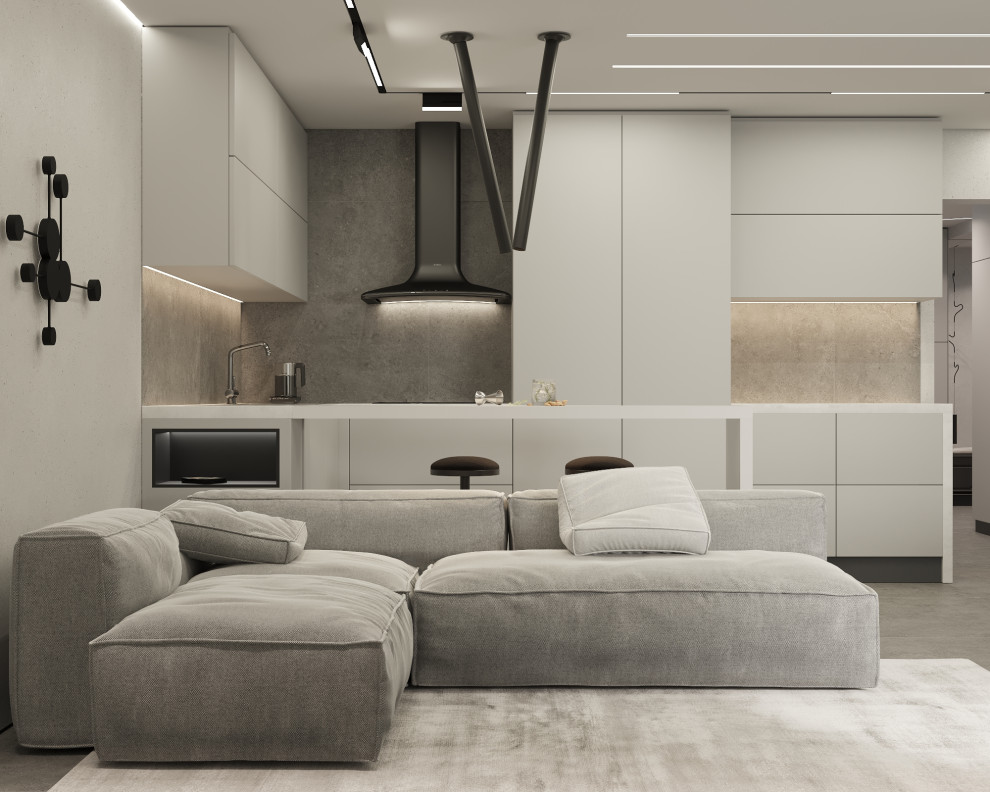 "Роза пустыни" Гостиная и кухня