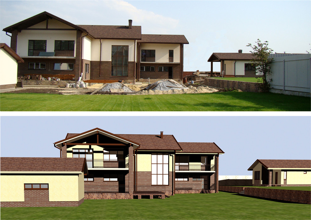 House in the suburbs of Moscow.