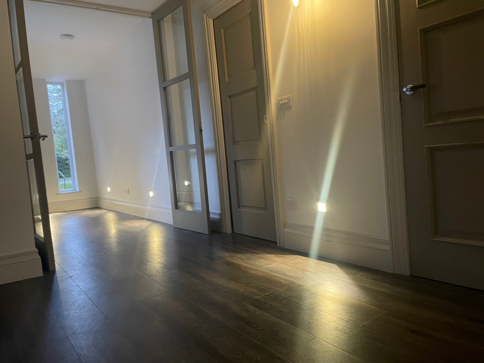 Low level lighting and luxury vinyl flooring