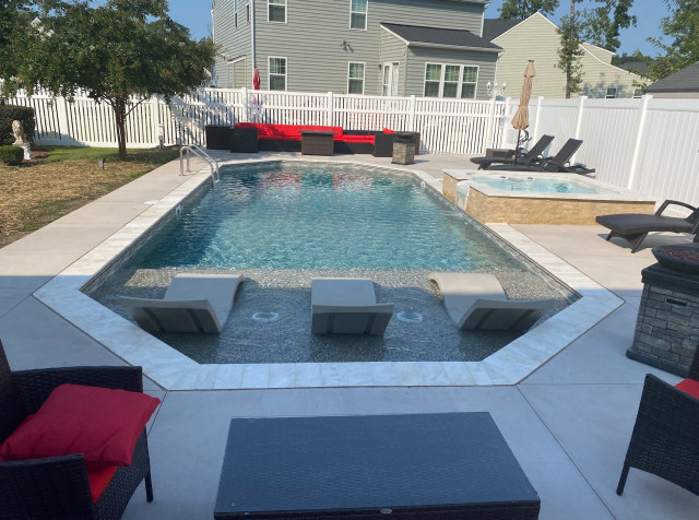 THE GRECIAN contemporary-swimming-pool