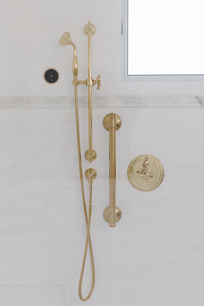 Timeless Marble Moroccan Bathroom Renovation