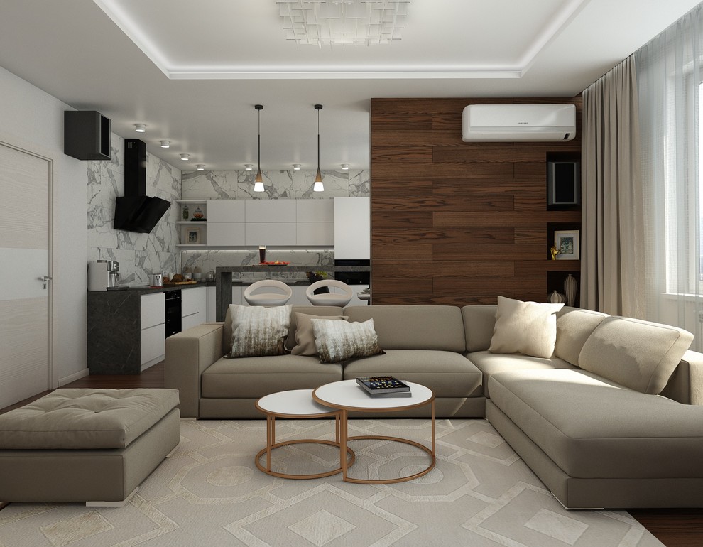 Гостиная. ЖК "Изумрудный"