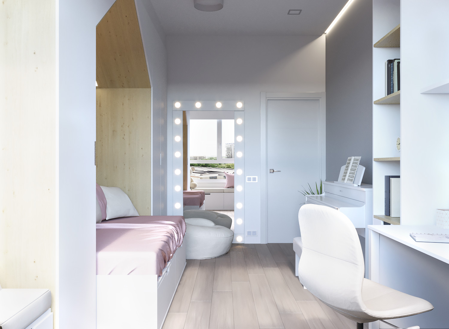 Проект квартиры в Москве 100 м.кв