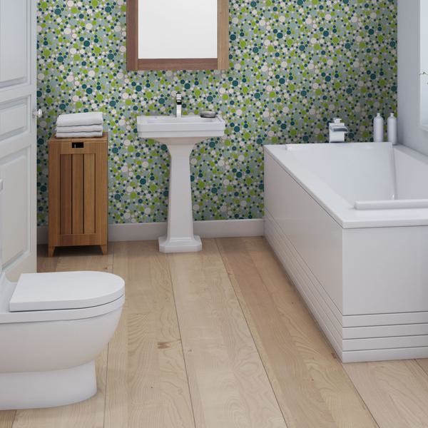 Inspiration for a modern bathroom remodel in Miami