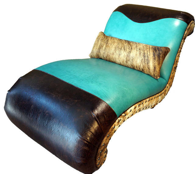 "Albuquerque" turquoise Chaise Lounge