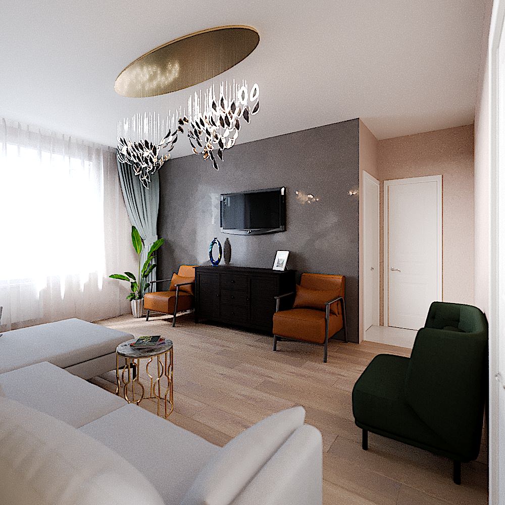 Дизайн 3-комнатной квартиры