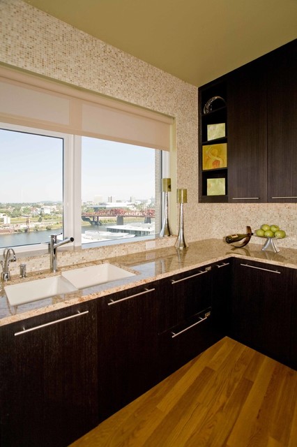 Penthouse in the Pearl District: Kitchen contemporary-kitchen