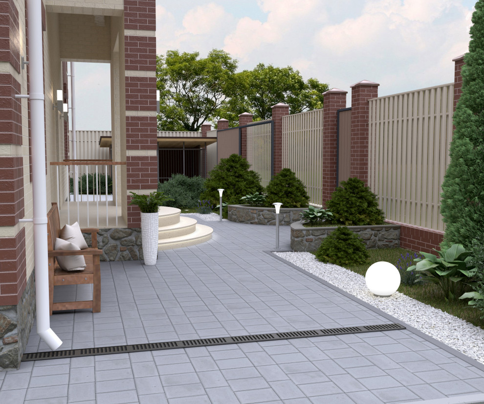 Благоустройство участка загородного дома