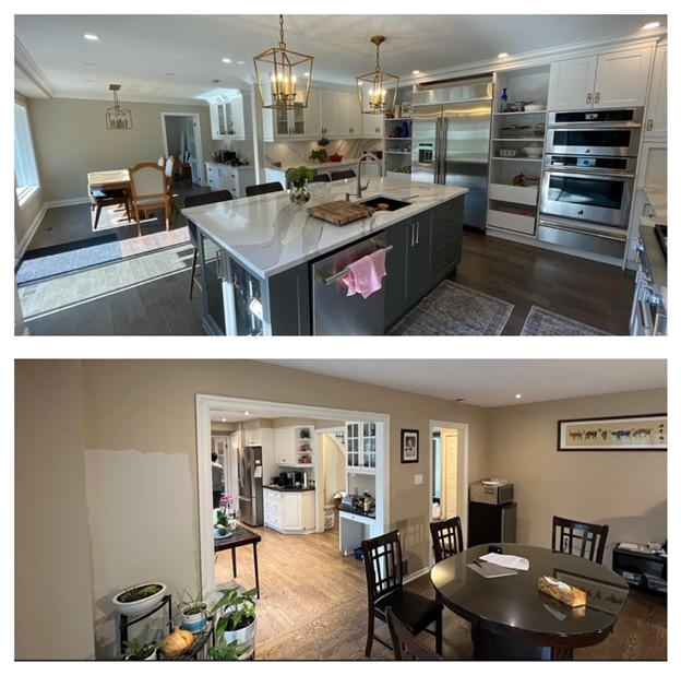 Complete Main Floor remodelling including removing a few load-bearing walls