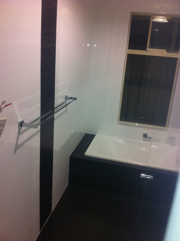Trendy bathroom photo in Perth