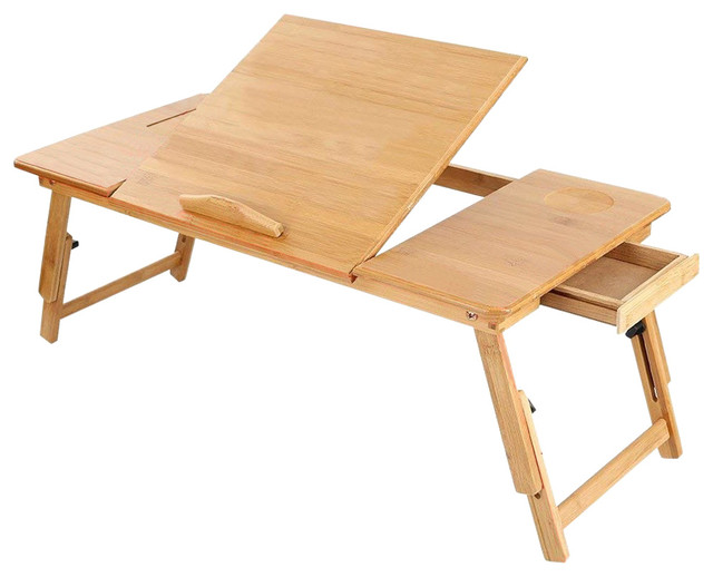 Traditional Laptop Stand Natural Bamboo Wood With Adjule Traditional Laptop Stand Natural Bamboo Wood With Adjule Tabletop Angle