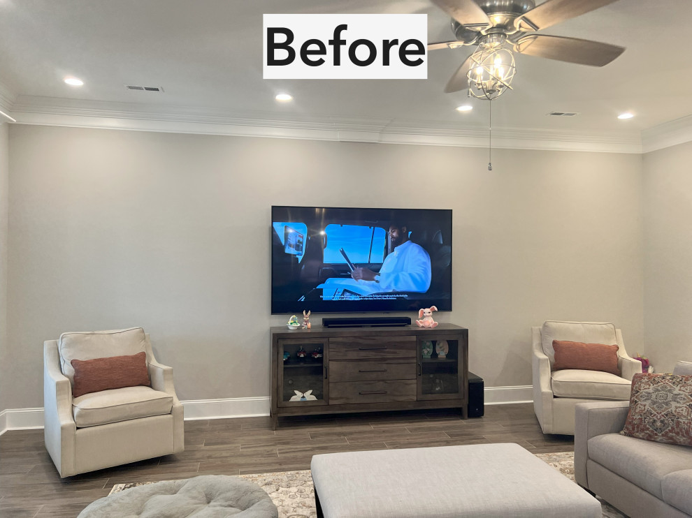 Peach Pond Accent Walls