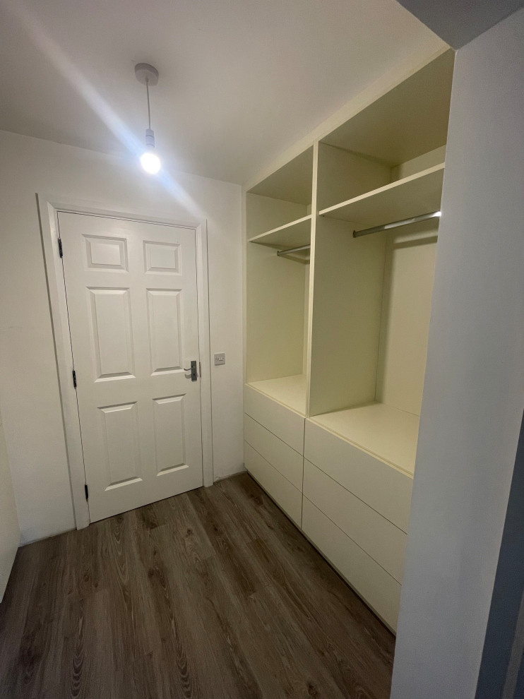 Ivory walk in wardrobe
