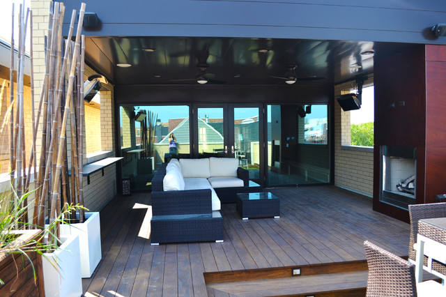 Complementing space contemporary-terrace